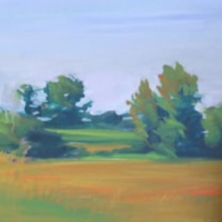 Landscape painting by Margaret Heuges